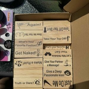 Wooden Block Game Set with Fun Phrases